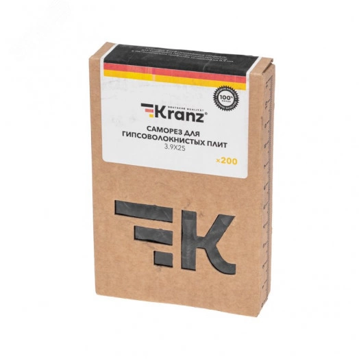 Саморез для гипсоволокнистых плит 3.9х25, короб (200 шт./уп.)