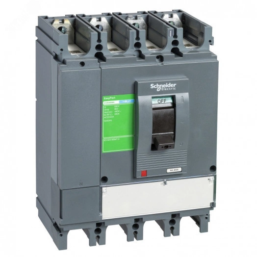 Выключатель автоматический трехполюсный EasyPact CVS 630NA 3P 630A
