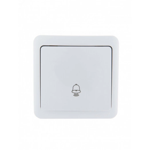 VIOLA Кнопка звонка белый (12шт/144шт)