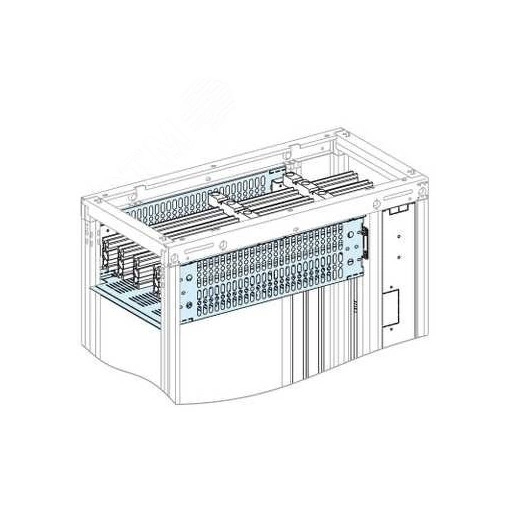 Крышка для секционных горизонтальных шин 400х600мм