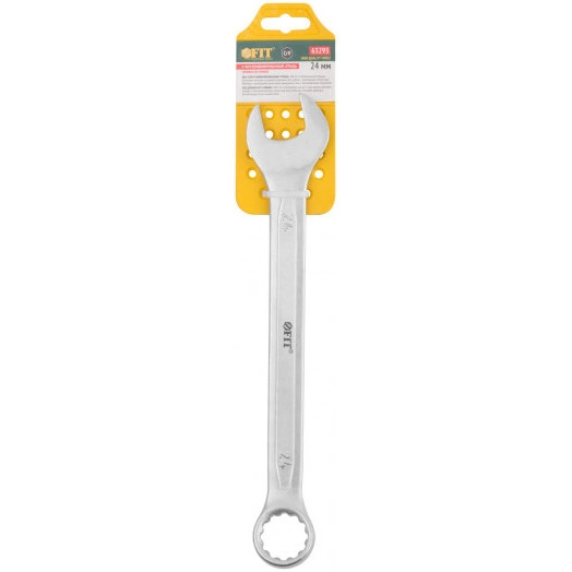 Ключ комбинированный усиленный ''Гранд'', CrV, холодный штамп 24 мм