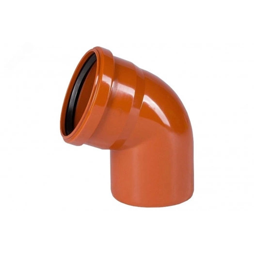 Отвод для наружной канализации 67 град. 160