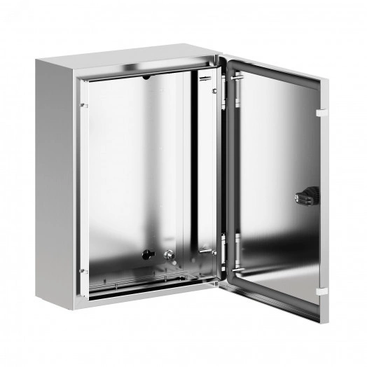 Корпус навесной STH с М/П, нержавеющая сталь AISI304, ВхШхГ 400x300x150 мм, с фланцем