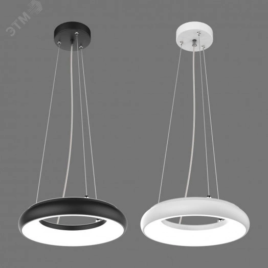 Светильник светодиодный ДПО/ДСО-35Вт IP40 2800Лм 4000К цвет черный Nimbus ВАРТОН