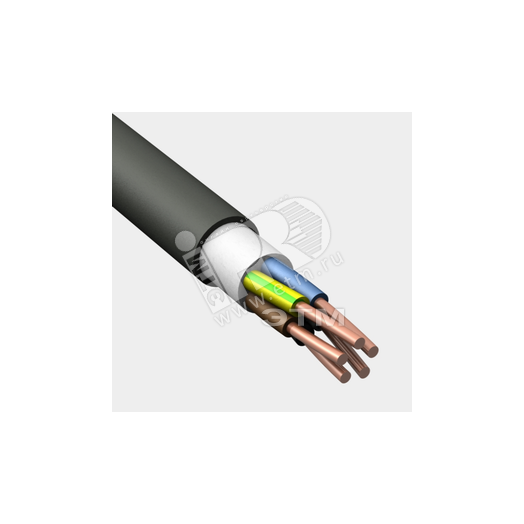 Кабель силовой ВВГнг(А)-FRLSLTx 5х2.5 -0,66кВ кругл ТРТС