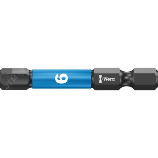 Бита ударная под внутренний шестигранник 840/4 IMP DC Impaktor Hex-Plus алмазное покрытие хвостовик 1/4 E 6.3 6 x 50 мм