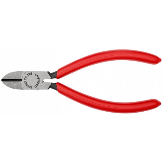 Бокорезы резка - мягкая проволока 3мм проволока средней твердости 23мм твердая проволока 15мм L=125мм 62HRC обливные рукоятки блистер цвет черный