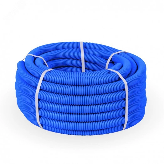 Труба гофрированная ПП тяжелая безгалогенная (HF) с зондом д25