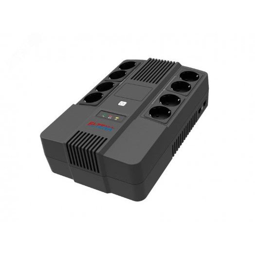 Источник бесперебойного питания Smart Station QX650, line-interactive, 650 Ва/360Вт, фаза 1/1, (7Ач, 4+4 евророзетки)