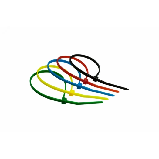 Стяжка нейлоновая 2,5х100мм 5 цветов уп. 100шт