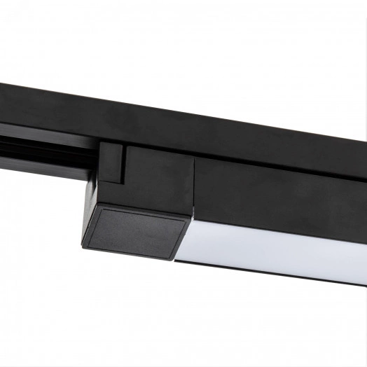 Светильник-прожектор ULB-Q281 20W/4000K BLACK светодиодный трековый Линейный 1600 Лм Белый свет (4000К) Корпус черный ТМ Volpe