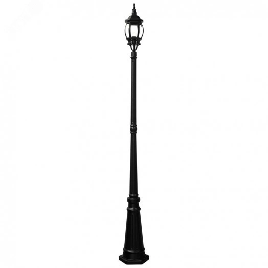 Светильник НТУ-100w столб=2.26м Е27 IP44 черный