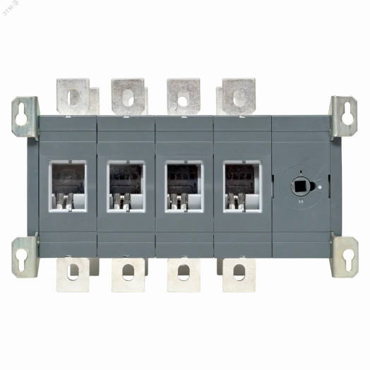 Рубильник 630A 4P реверсивный без рукоятки управления TwinBlock
