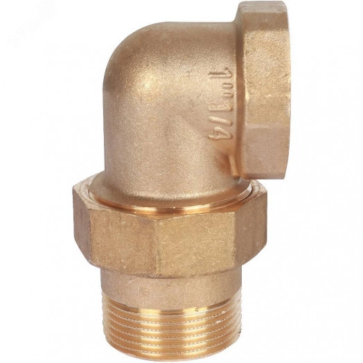 Соединение разъемное угловое 'американка' ВН, уплотнение под гайкой o-ring кольцо 1'1/4