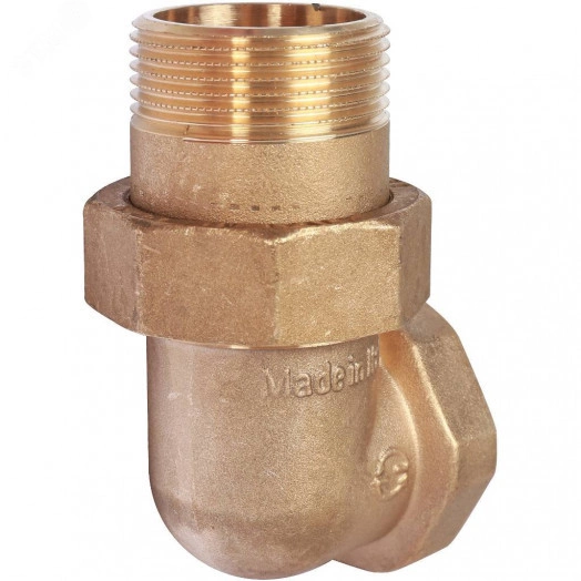 Соединение разъемное угловое 'американка' ВН, уплотнение под гайкой o-ring кольцо 1'1/4