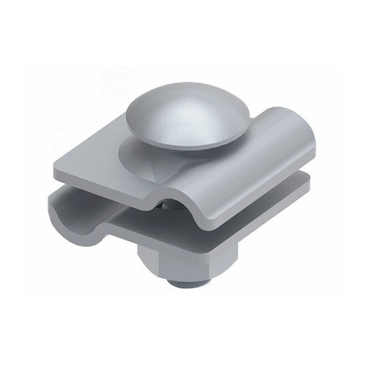 Соединитель универсальный для параллельного, крестового и Т-образного соединения прутка диаметром 6-10 мм. Монтаж с помощью болта M10 x 35. Материал - горячеоцинкованная сталь.