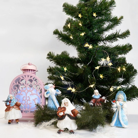 Гирлянда линейная Звездочки LED 2700К 4.5м USB