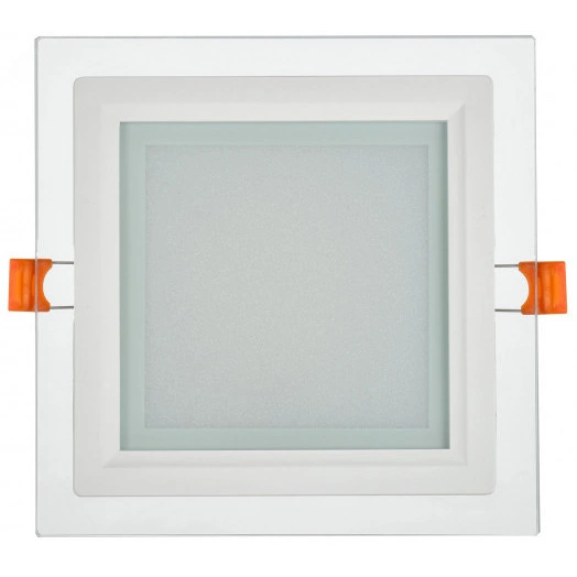 LIGHTING Светильник светодиодный ДВО 1624 со стеклом квадрат 12Вт 4000К IP20 IEK