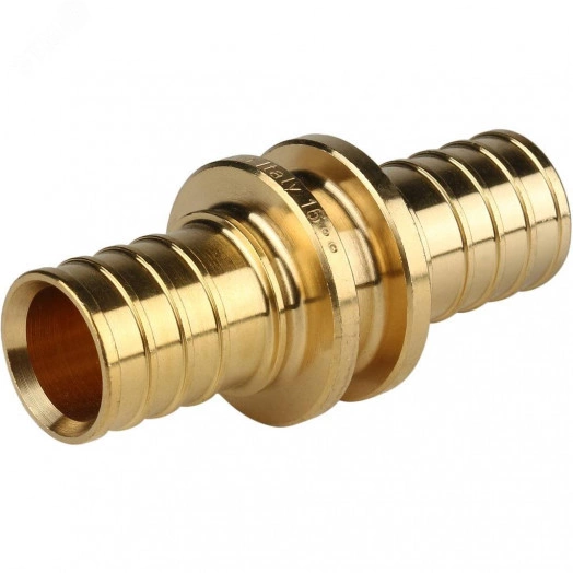 Муфта соединительная равнопроходная 25 для труб из сшитого полиэтилена аксиальный