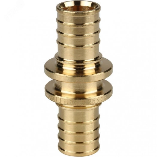 Муфта соединительная равнопроходная 25 для труб из сшитого полиэтилена аксиальный