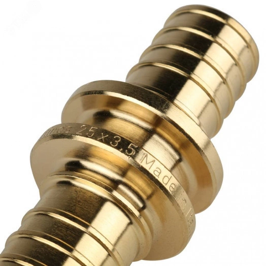 Муфта соединительная равнопроходная 25 для труб из сшитого полиэтилена аксиальный