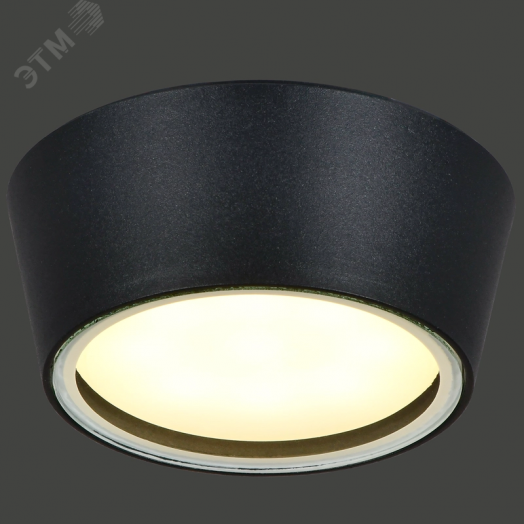 LIGHTING Светильник уличный 5104 потолочный под лампу GX53 IP65 черный IEK