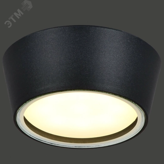 LIGHTING Светильник уличный 5104 потолочный под лампу GX53 IP65 черный IEK