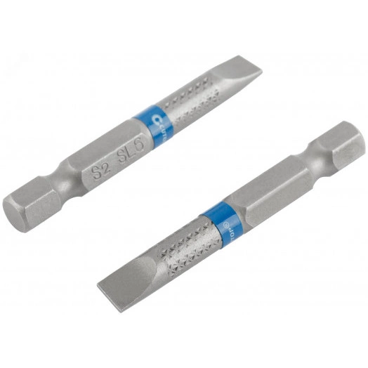 Биты стальные, 2 шт., Profi, SL6, 50 мм