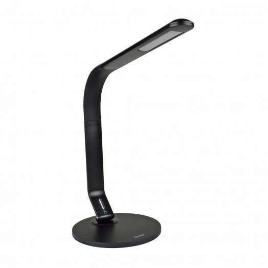 TLD-555 Black/LED/500Lm/5500K/Dimmer/USB Светильник настольный, 8W. Сенсорный выключатель. Черный. ТМ