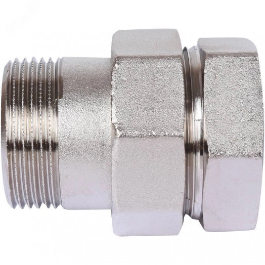 Сгон разъемный ВН 1'1/4 прямой (американка), никелированный