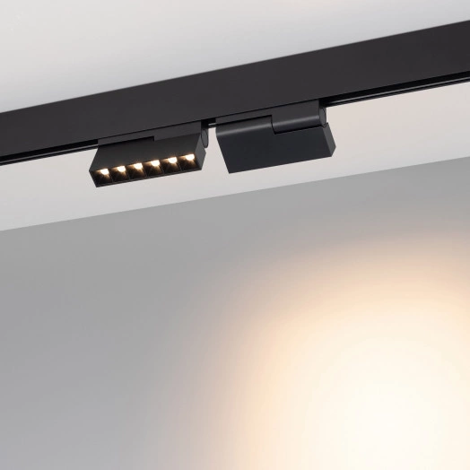 Светильник MAG-ORIENT-LASER-FOLD-S195-6W Warm3000 (BK, 30 deg, 48V) (, IP20 Металл, 3 года)