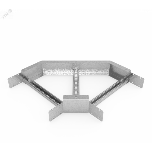 Кабельрост угловой  с R=100 мм 90 горизонтальный РУ190Г.400.100.100.2.1