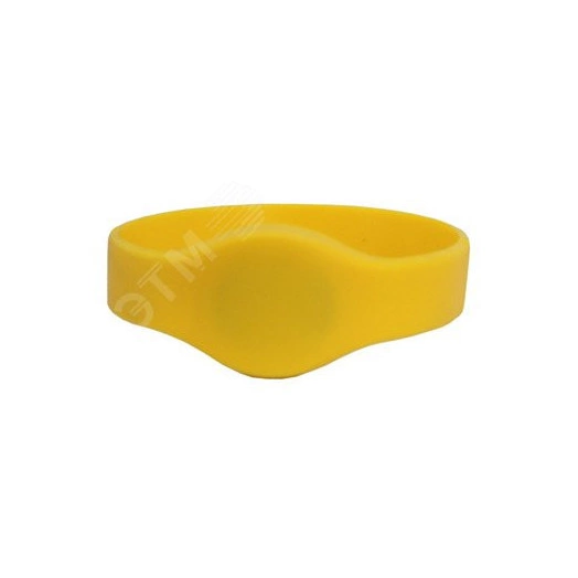 Браслет с MIFARE идентификатором, диаметр 65 мм, желтый
