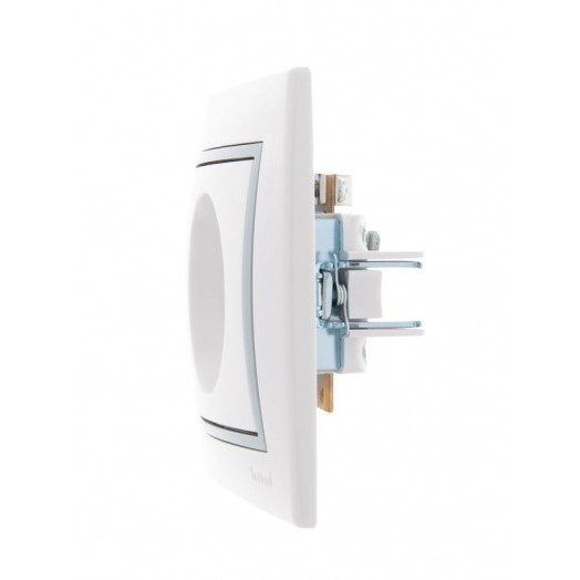 Розетка оконечная TV СП Mira 16А IP20 с сер. вставкой бел. LEZARD 701-0215-130 Розетка оконечная TV СП Mira 16А IP20 с сер. вставкой бел. LEZARD 701-0215-130