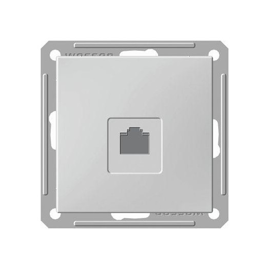 Механизм розетки компьютерной 1-м СП W59 RJ45 кат.5E бел. SchE RSI-152K5E-1-86