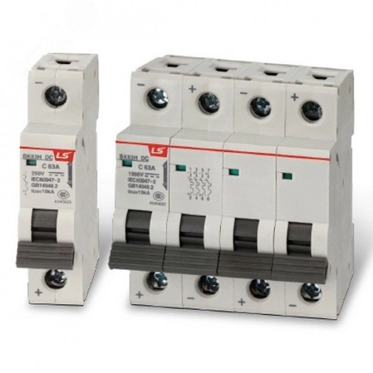 Автоматический выключатель BK63H-DC 3P C 6A, 10kA