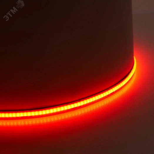 Лента светодиодная LEDх320/м COB 5м 8w/m 24в красный