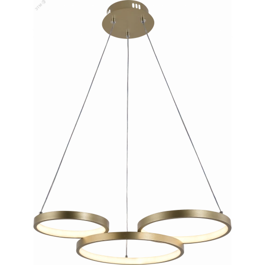 Светильник потолочный светодиодный Clara 6125-101 86 Вт 3000К - 6000К с пультом модерн Rivoli (Б0061835)