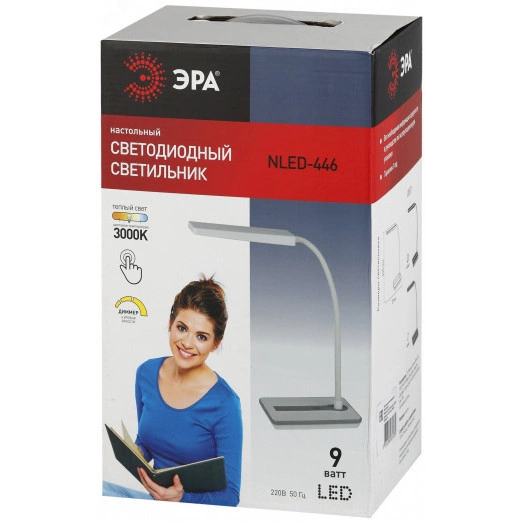 NLED-446-9W-BK Светильники настольные наст.светильник NLED-446-9W-BK черный
