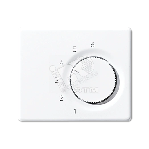 Крышка для регуляторов температуры и воздуха помещений TR 236 U и TR 246U  белая