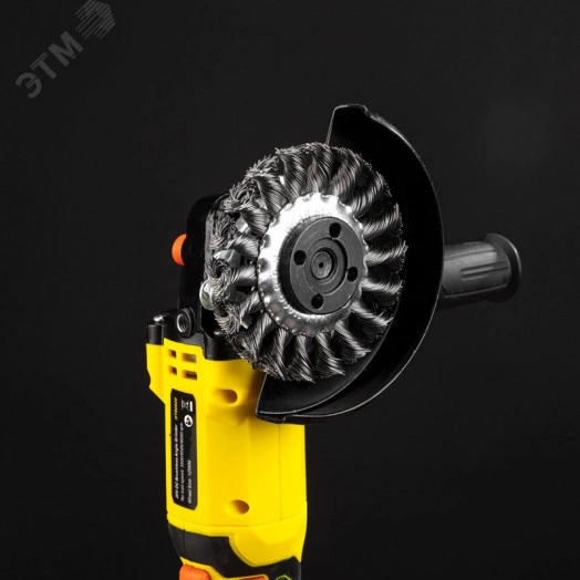 Щетка дисковая для УШМ, 100мм, отв. 22,23мм