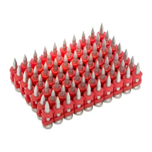 Гвозди кованые для монтажного пистолета по бетону металлу (тип CN) Bullet Type d3мм дл.19мм цинкование (уп.1000шт) Expert EKF cpn-3019bp