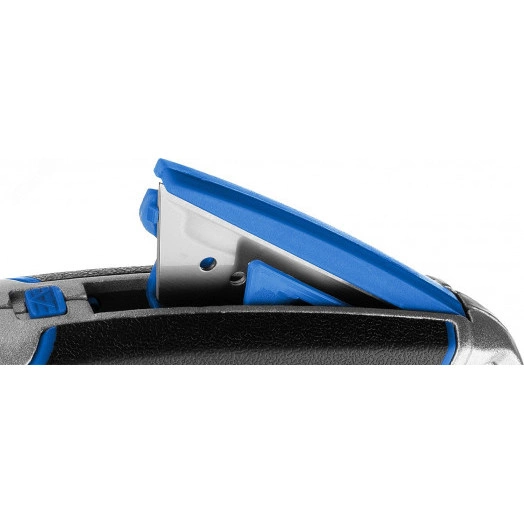 Нож универсальный с автостопом и быстрой заменой лезвий, трап. лезвия А24