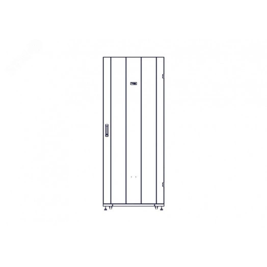Шкаф Uniprom. 42U-800/1070. боковые панели 4шт. черный