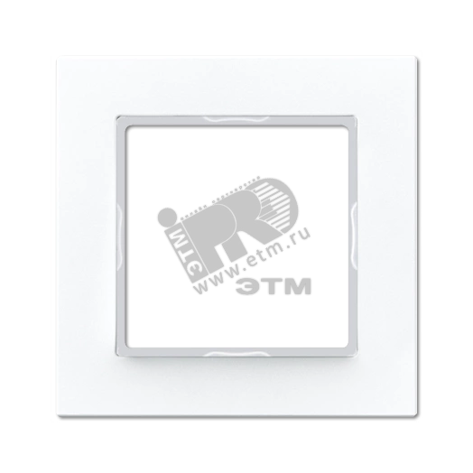 Рамка 1-я для горизонтальной/вертикальной установки  Серия- ACreation  Материал- дуропласт  Цвет- белый