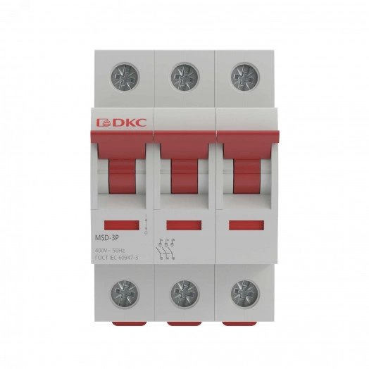 Выключатель нагрузки модульный YON max типа MSD, 3полюса, 100А