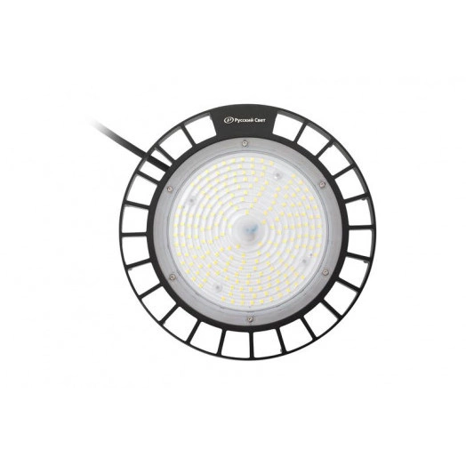 Светильник ДСП IB 10 S 100W VW 850 BK LED Highbay D257xH111мм 100Вт 5000К IP65 подвес черн. Русский Свет 16091023044