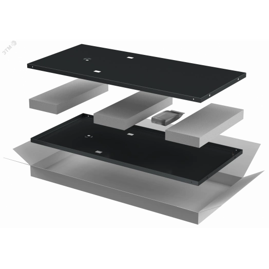 Комплект стенок боковых 600мм для шкафа 42U LINEA N черный