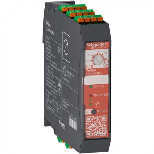 Пускатель TESYSH безопасного отключения 0.18-2.4A 24В DC пружинные зажимы