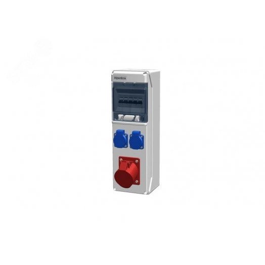 Устройство распределительное 00 настенное пластик IP44 40A корпус 436х137х142 серый